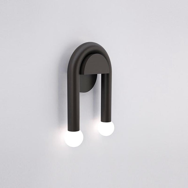 2-Light Arched Wall Sconce in U Shape Main Image