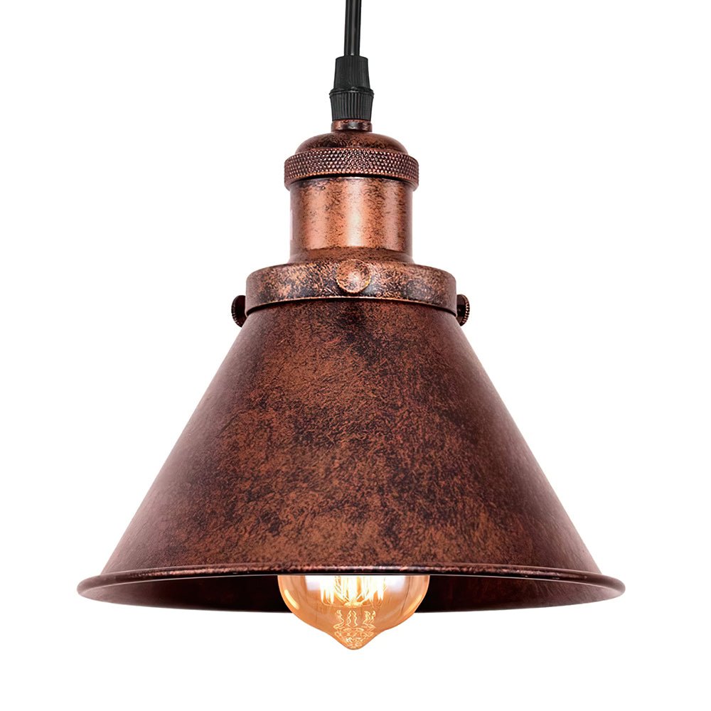 CopperAura | Vintage Rustic Adjustable Kitchen Pendant Lighting Set 4