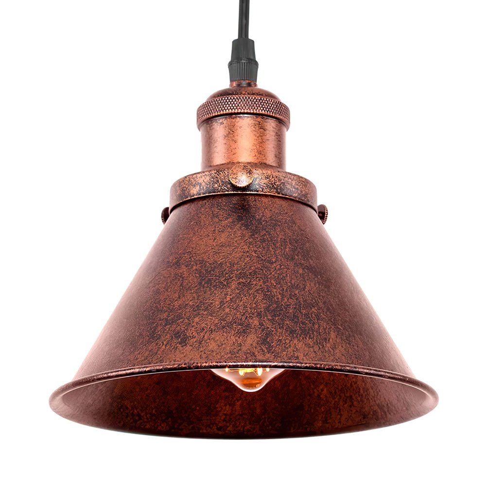 CopperAura | Vintage Rustic Adjustable Kitchen Pendant Lighting Set 5