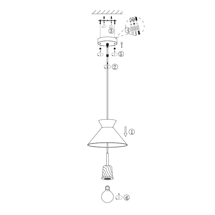 DomeCraft | Stylish Adjustable Metal Kitchen Pendant Lighting Fixture 5