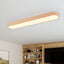 LuminaraWood | Elegant Modern Flush Mount LED Ceiling Light Fixture 0