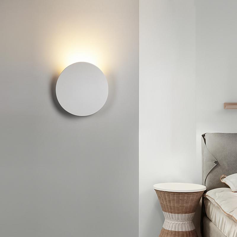 Lunara | Modern Elegant Round LED Wall Sconce Bathroom Light Fixture 1