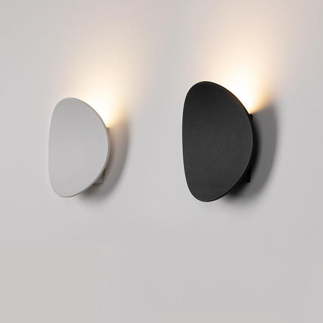 Modern Round Wall Sconce with Solar Shape 0 Hover Image