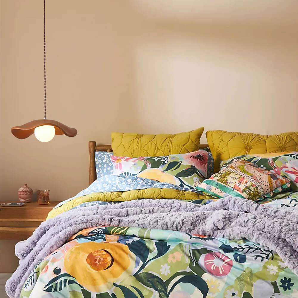 Wabi-Sabi Glow | Unique Vintage Ceramic Kitchen Pendant Light Fixture 7